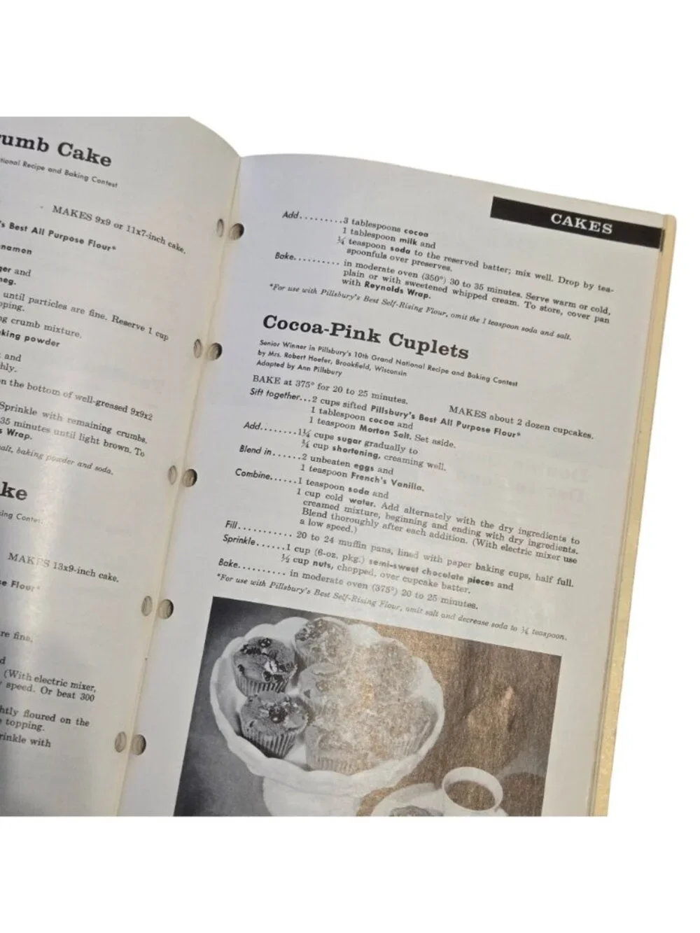 1958 Pillsburys Best 10th Grand National Bake Off Cookbook 100 Recipes Vintage